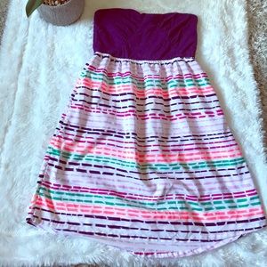 Roxy strapless dress